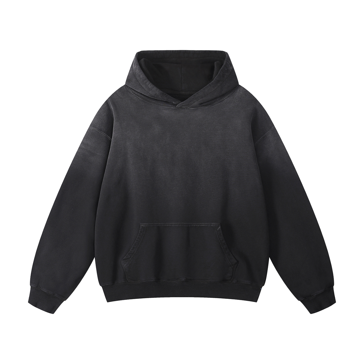 Colossians 3:23 “Work Heartily” Sun-fade Oversized Cotton Hoodie