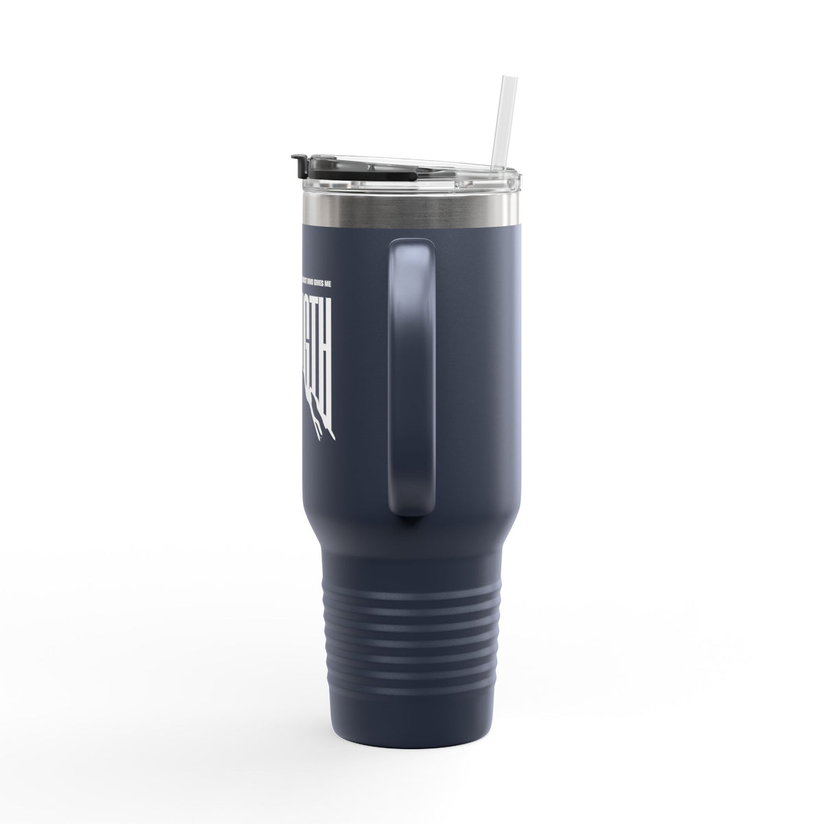 Philippians 4:13 "Strength" 40oz Insulated Travel Mug