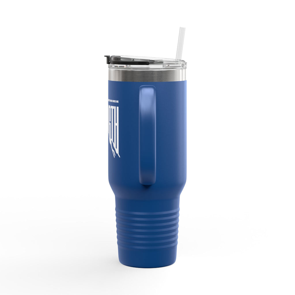 Philippians 4:13 "Strength" 40oz Insulated Travel Mug