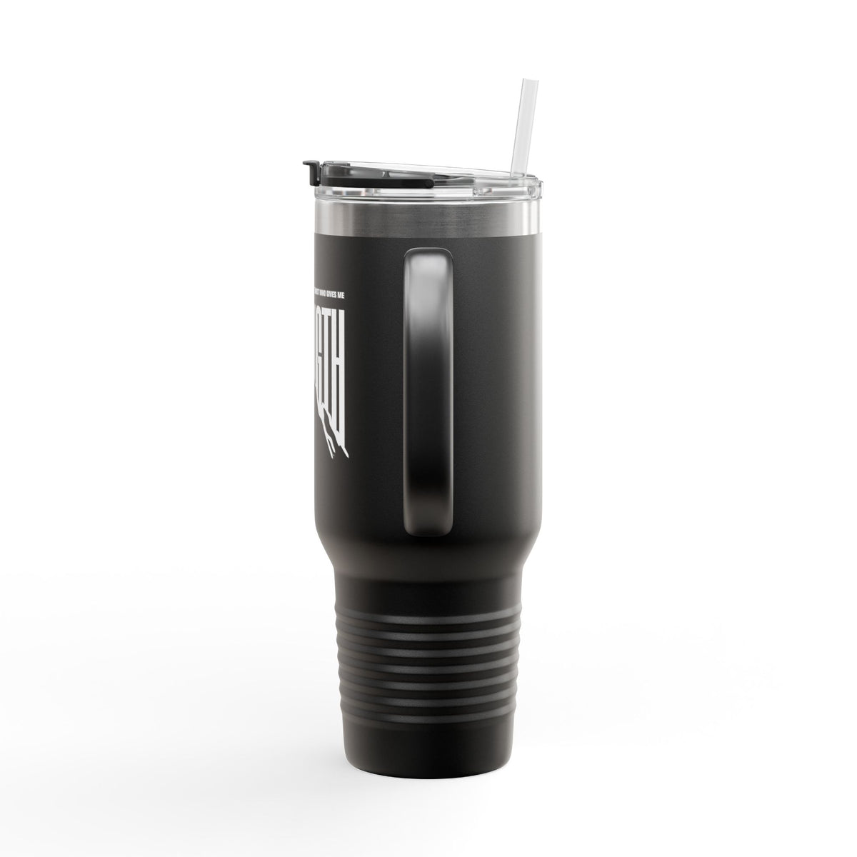 Philippians 4:13 "Strength" 40oz Insulated Travel Mug