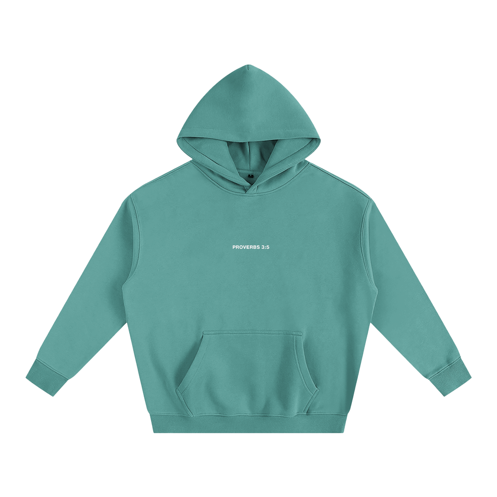 Proverbs 3:5 “Trust the Lord With All Your Heart” Oversized Fleece Hoodie