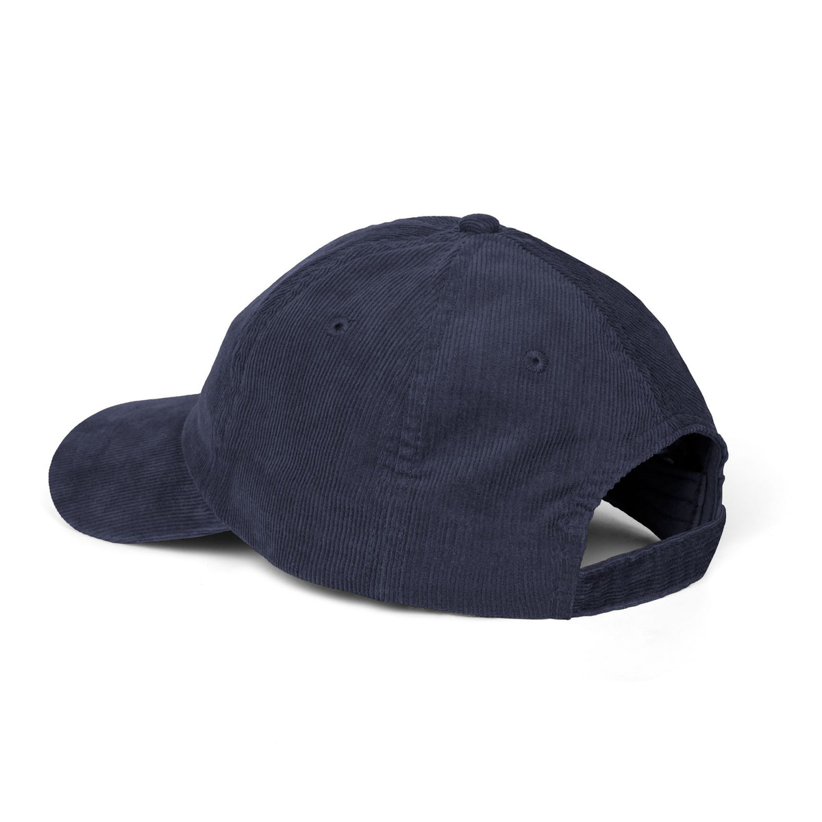 Corduroy Embroidered Cap — "Rejoice Always" Vintage Dad Hat