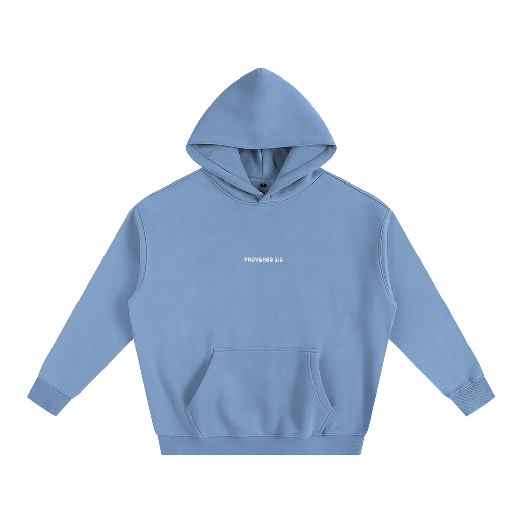 Proverbs 3:5 “Trust the Lord With All Your Heart” Oversized Fleece Hoodie