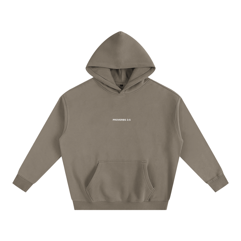 Proverbs 3:5 “Trust the Lord With All Your Heart” Oversized Fleece Hoodie