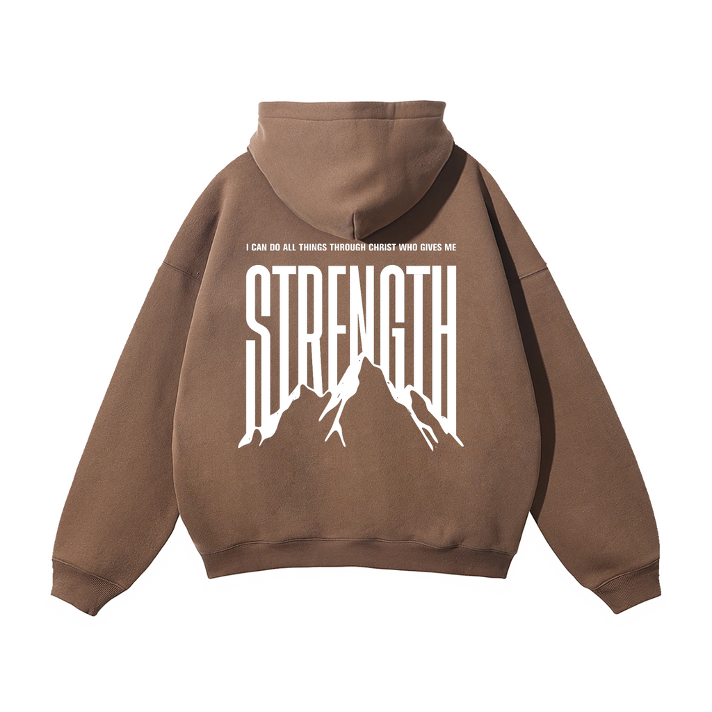 Philippians 4:13 "Strength” Oversize Fleeced Hoodie