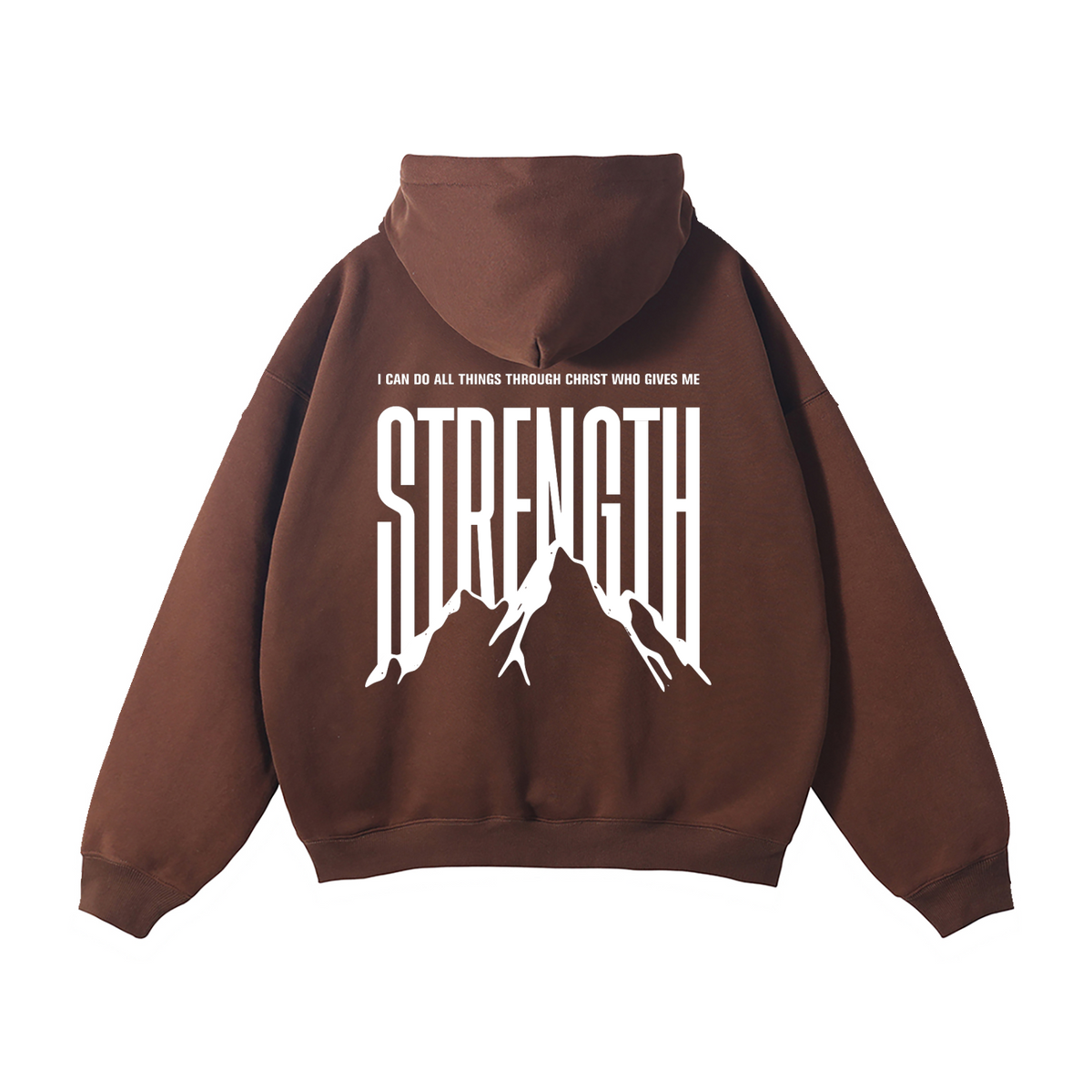 Philippians 4:13 "Strength” Oversize Fleeced Hoodie