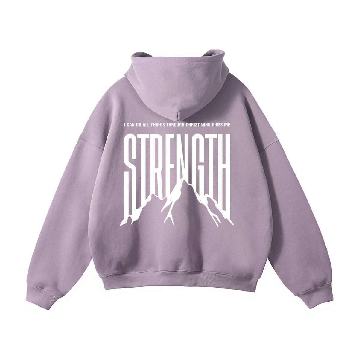 Philippians 4:13 "Strength” Oversize Fleeced Hoodie