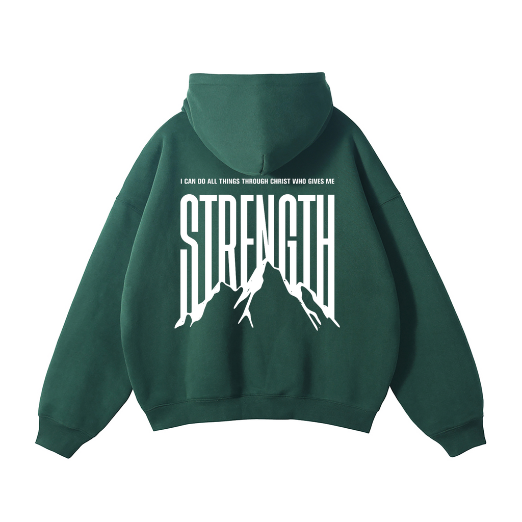 Philippians 4:13 "Strength” Oversize Fleeced Hoodie
