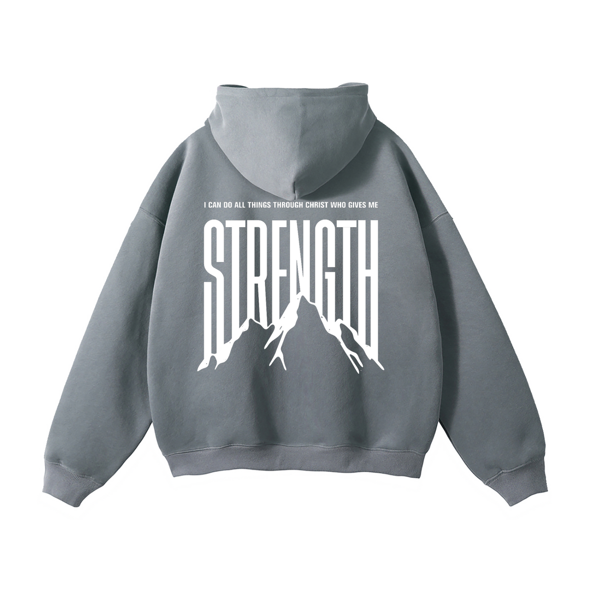 Philippians 4:13 "Strength” Oversize Fleeced Hoodie