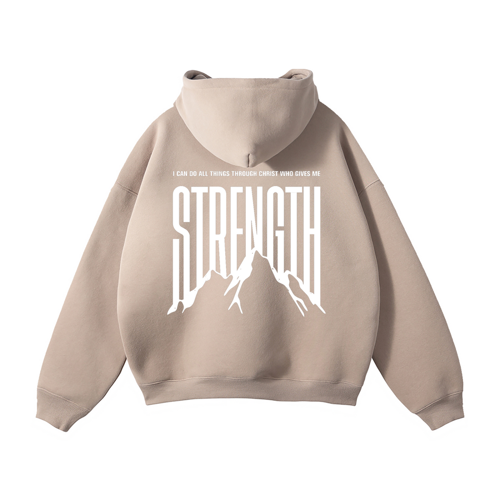 Philippians 4:13 "Strength” Oversize Fleeced Hoodie