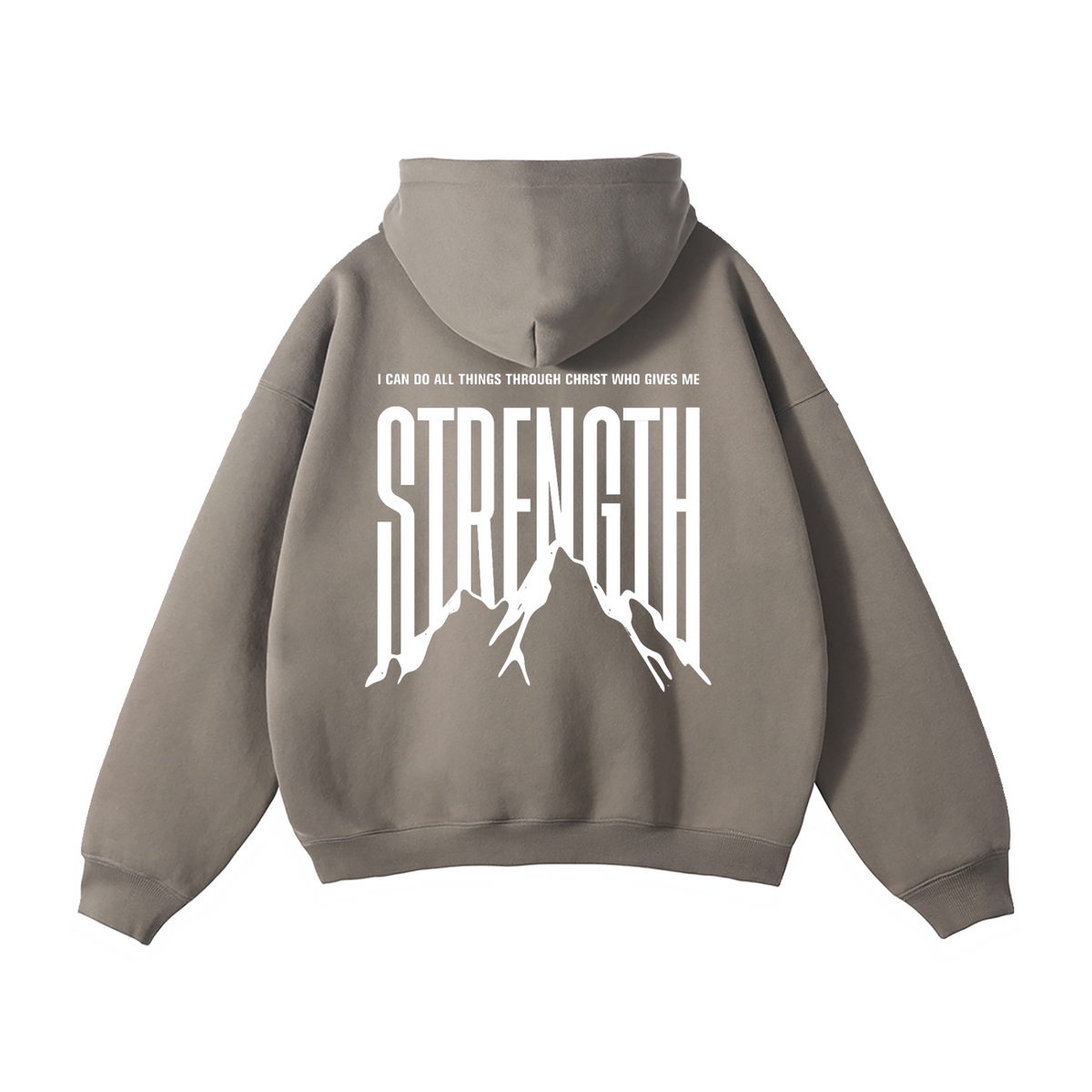 Philippians 4:13 "Strength” Oversize Fleeced Hoodie
