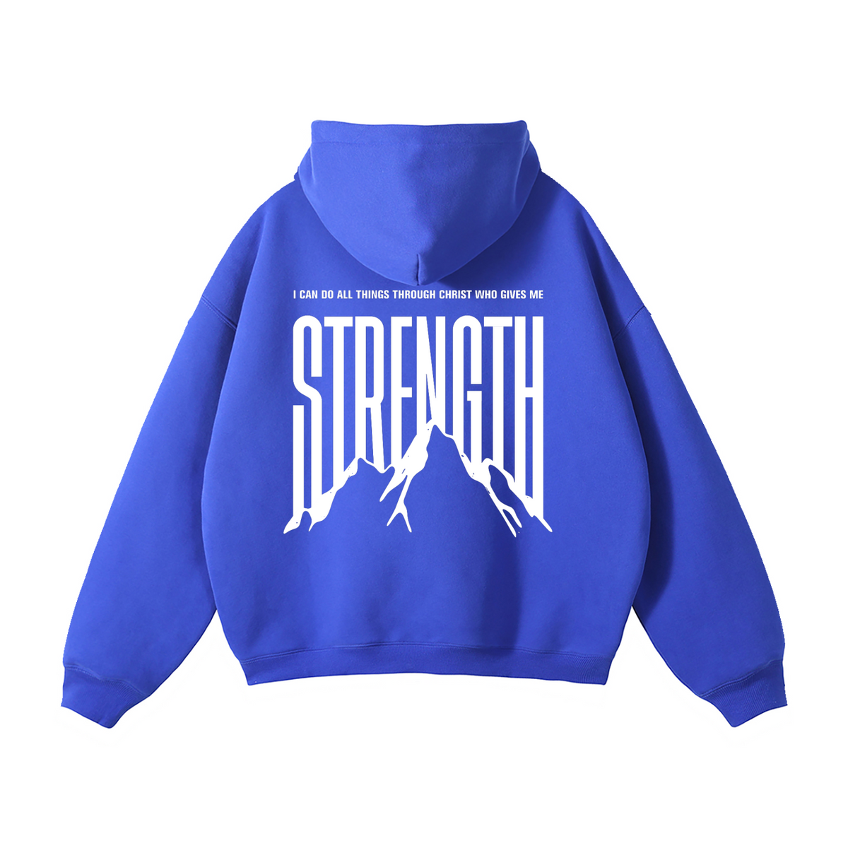Philippians 4:13 "Strength” Oversize Fleeced Hoodie