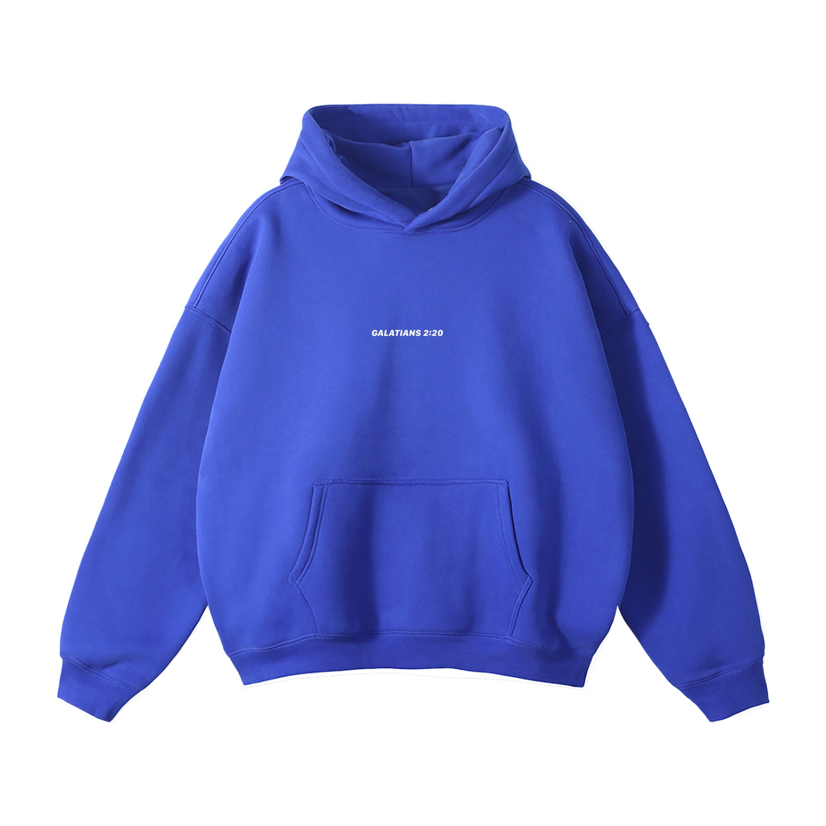 Galatians 2:20 “Crucified With Christ” Oversized Fleece Hoodie