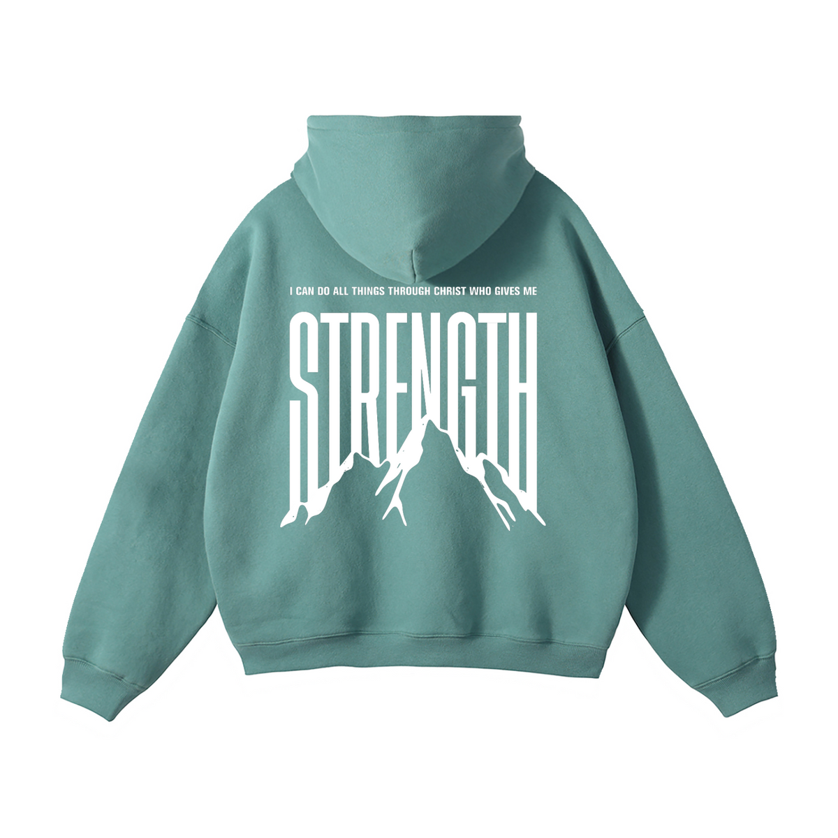 Philippians 4:13 "Strength” Oversize Fleeced Hoodie