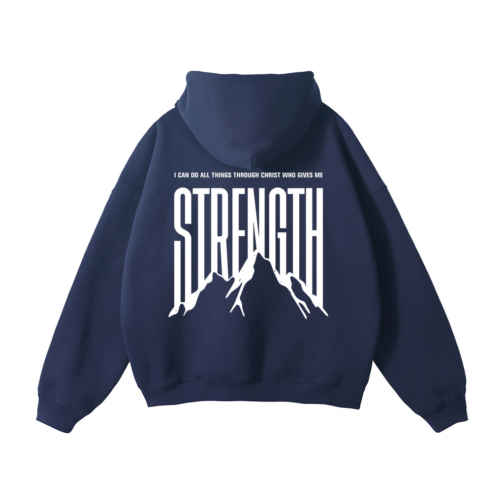 Philippians 4:13 "Strength” Oversize Fleeced Hoodie