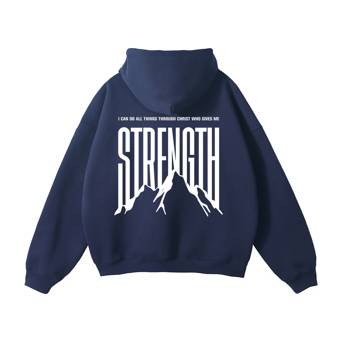 Philippians 4:13 "Strength” Oversize Fleeced Hoodie
