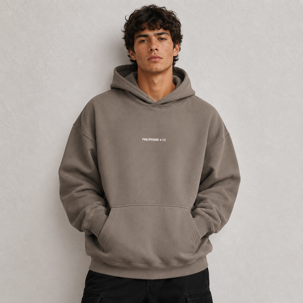Philippians 4:13 "Strength” Oversize Fleeced Hoodie