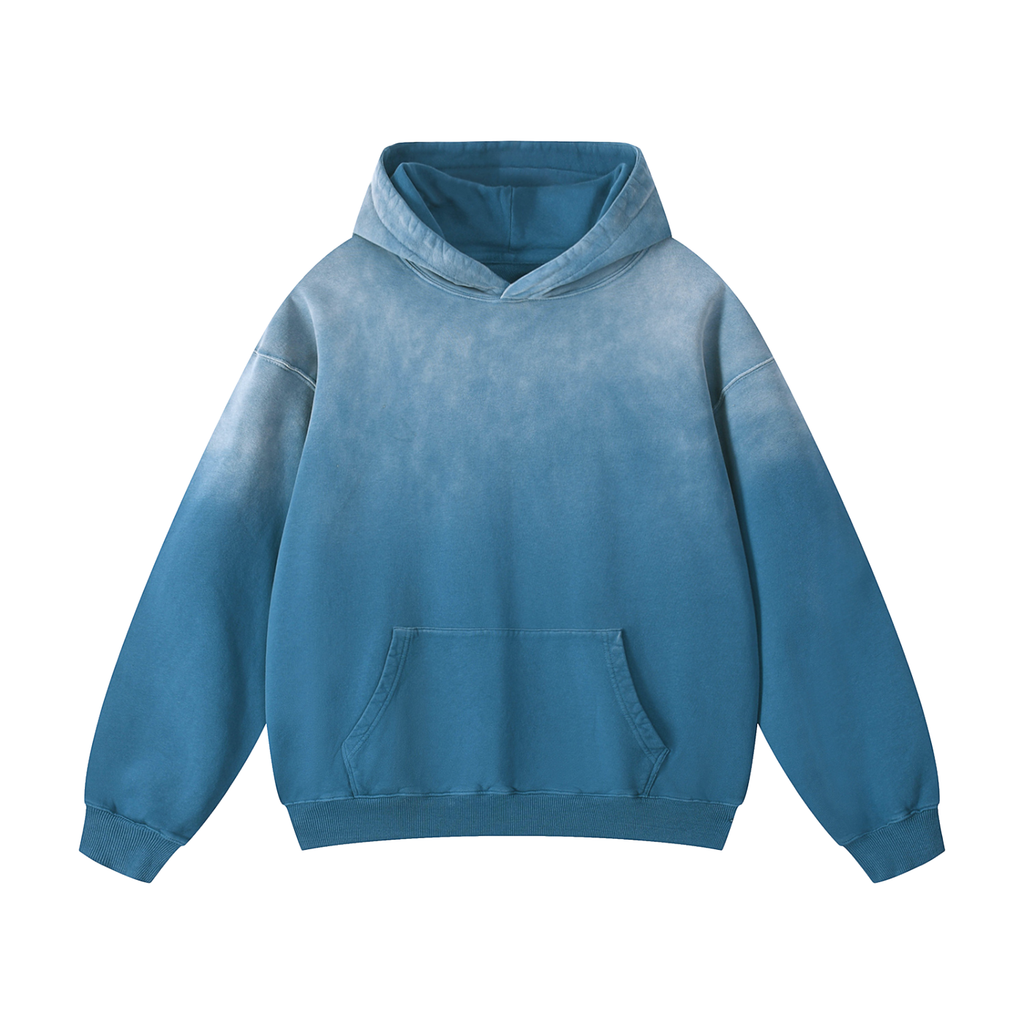 Colossians 3:23 “Work Heartily” Sun-fade Oversized Cotton Hoodie