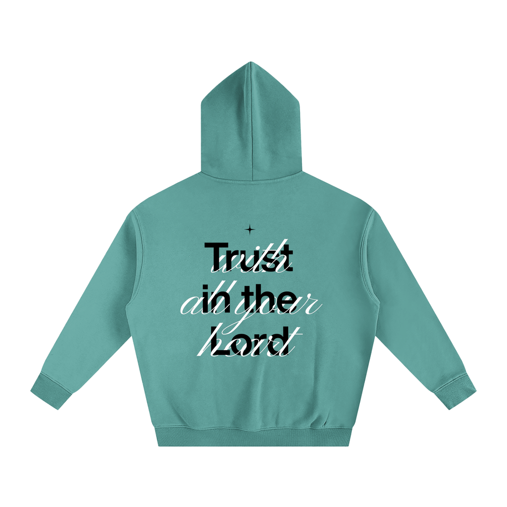 Proverbs 3:5 “Trust the Lord With All Your Heart” Oversized Fleece Hoodie