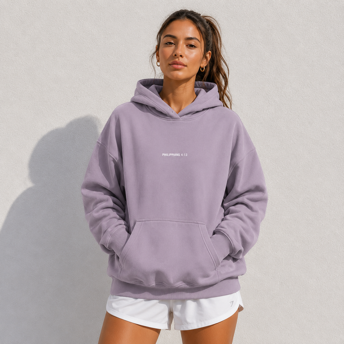 Philippians 4:13 "Strength” Oversize Fleeced Hoodie